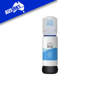 Epson Remanufactured T512 CyanEco Tank Ink Bottle