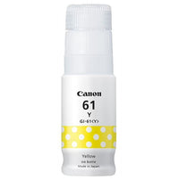 Genuine Canon GI61 (GI61Y) Yellow Ink Bottle