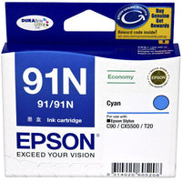 Genuine Epson T1072 (91N) Cyan